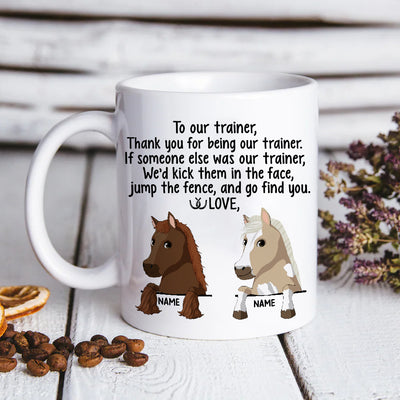 89Customized Thank You For Being Our Farrier 2 Personalized Mug