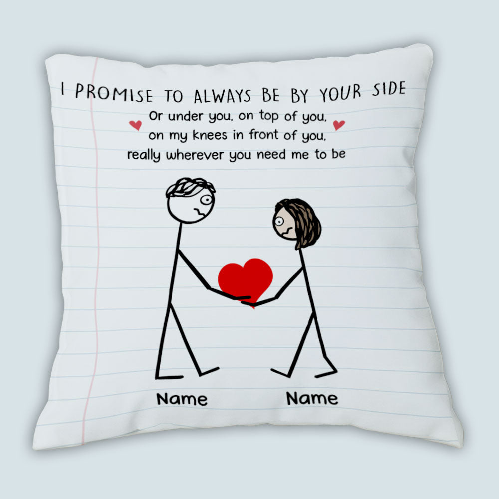 89Customized Funny Stick Couple Gift Couple Personalized Pillow