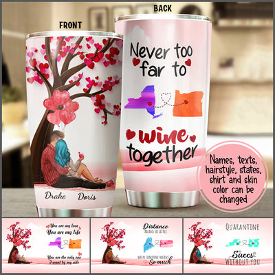 Long distance couple tumbler ver 2