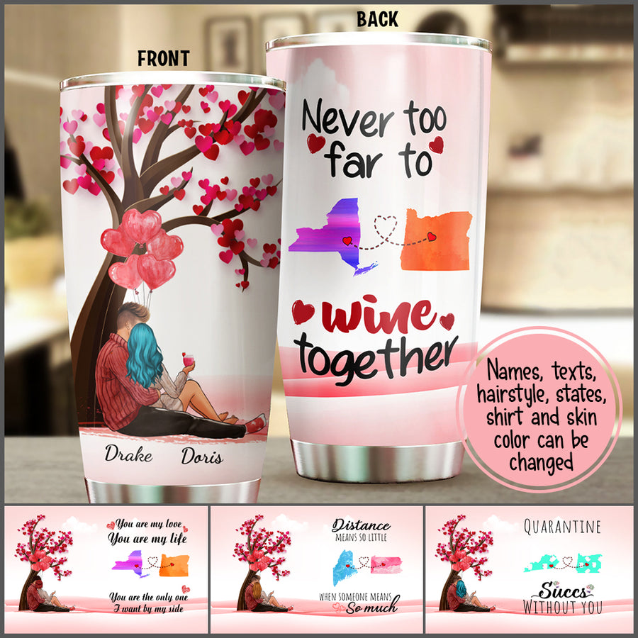 Long distance couple tumbler ver 2