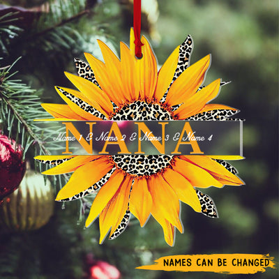 89Customized Sunflower Nana personalized ornament