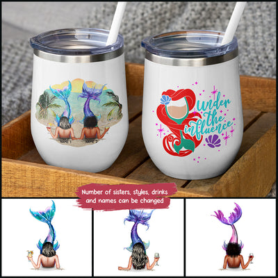 89Customized Under The Influence (No straw included) Wine Tumbler