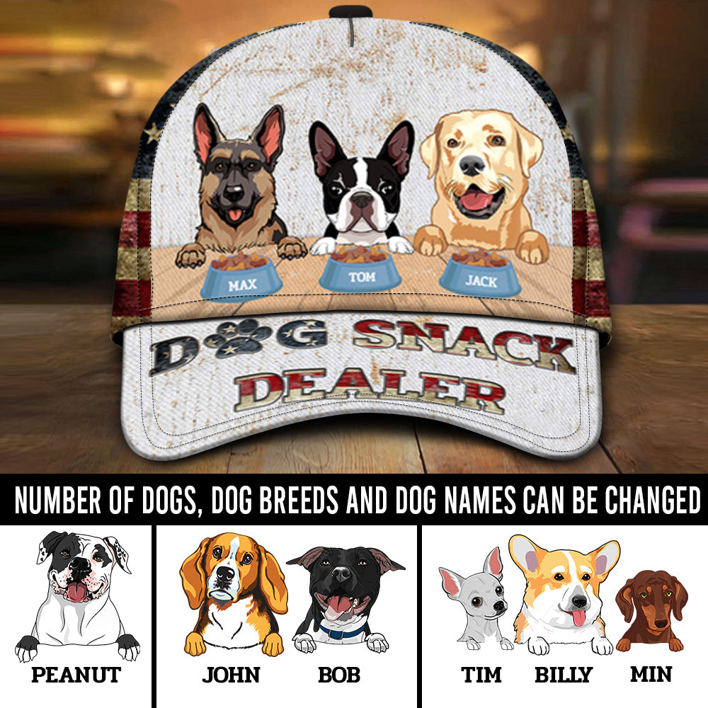 89Customized Dog snack Dealer personalized classic cap