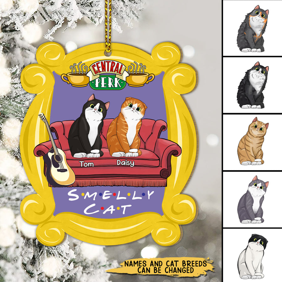 89Customized The Smelly Cat Cat Lovers Personalized Ornament