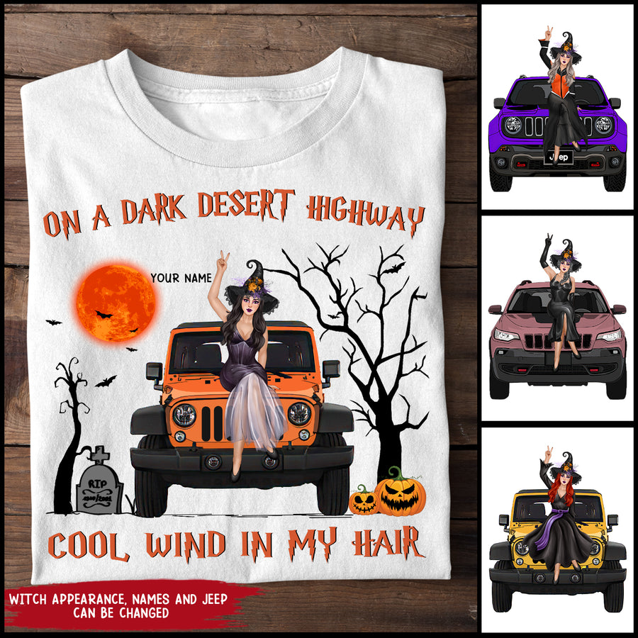 89Customized On A Dark Desert Highway Cool Wind In My Hair Personalized Shirt