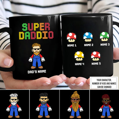 89Customized Super Daddio personalized mug