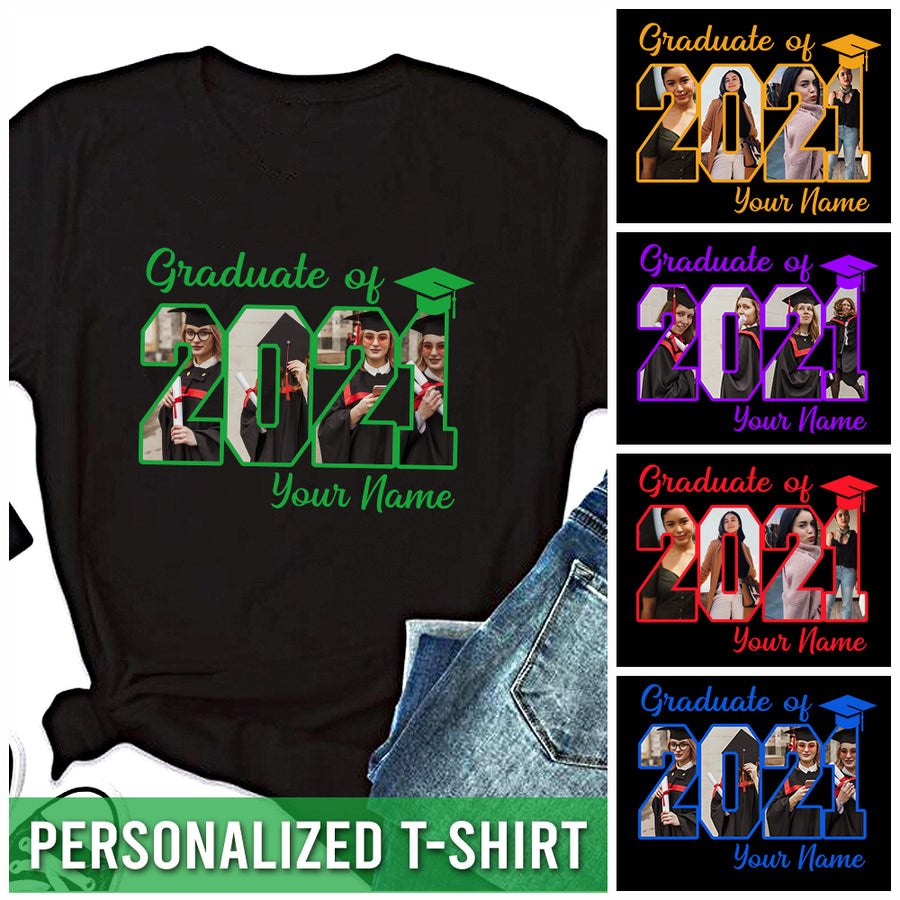 89Customized Graduate 2021 Personalized 2D T-shirt