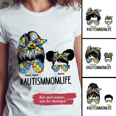 89Customized Austism mom life personalized shirt