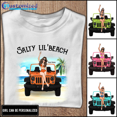 89Customized Salty Lil'beach Jeep Girl 2 Customized Shirt