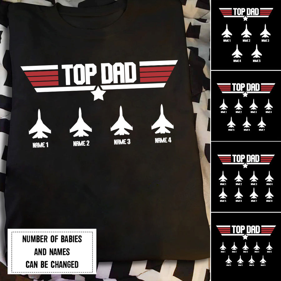 89Customized Top Dad personalized shirt