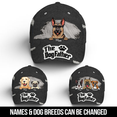 89Customized Personalized Full Print Cap Family The Dog Father