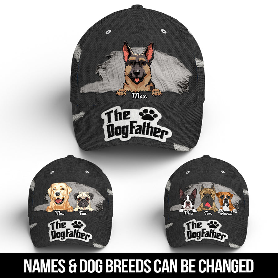 89Customized Personalized Full Print Cap Family The Dog Father