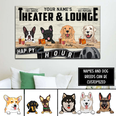 89Customized Theater & lounge Dog Customized Pallet Sign