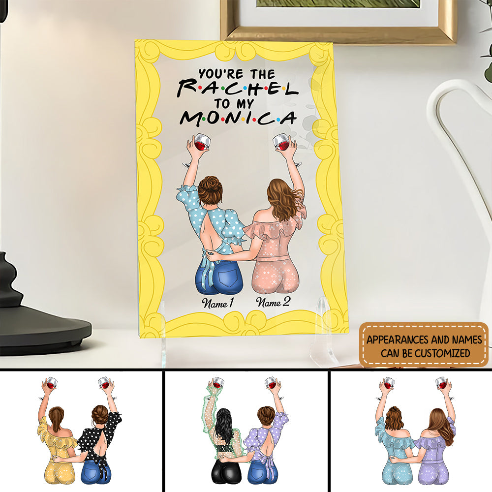 89Customized You're the Rachel to my Monica Friends Personalized Spotify Frame