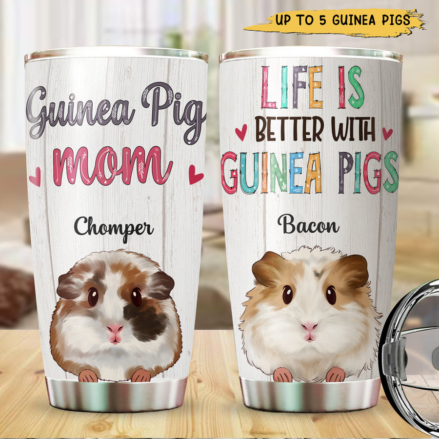 89Customized Guinea Pig Mom Personalized Tumbler