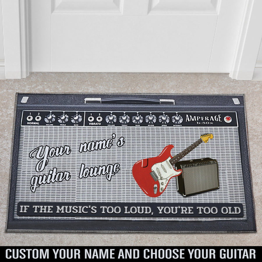 89Customized Guitar lounge 3D AMP personalized doormat