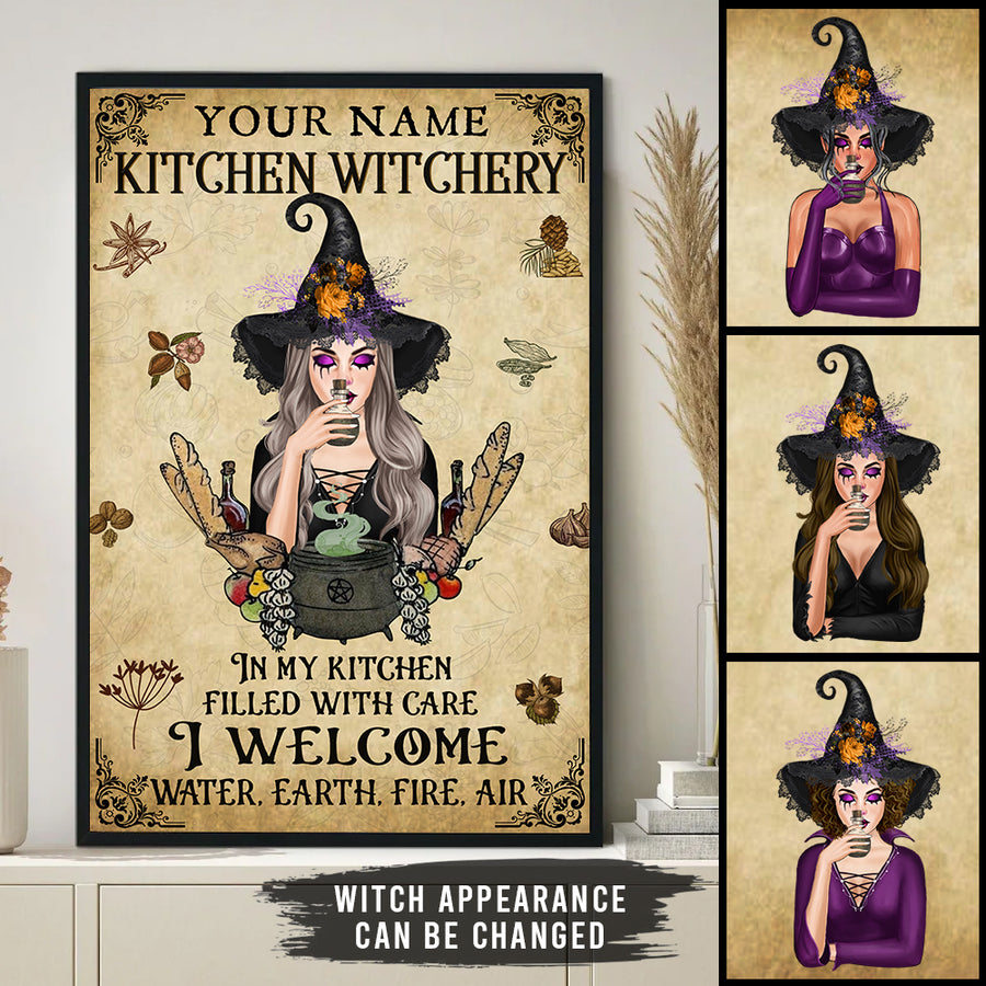 89Customized I welcome water, earth, fire, air Customized Poster