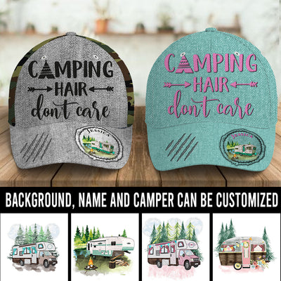 89Customized Camping hair don't care Customized Cap