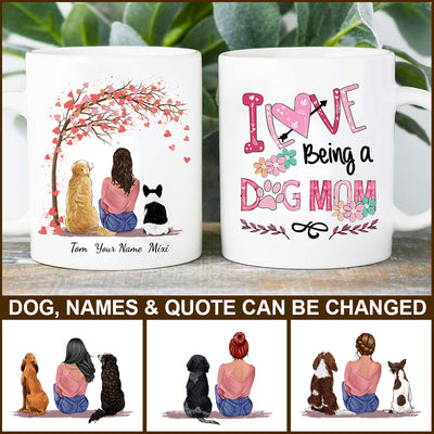89Customized Personalized Mug Love Being Dog Mom