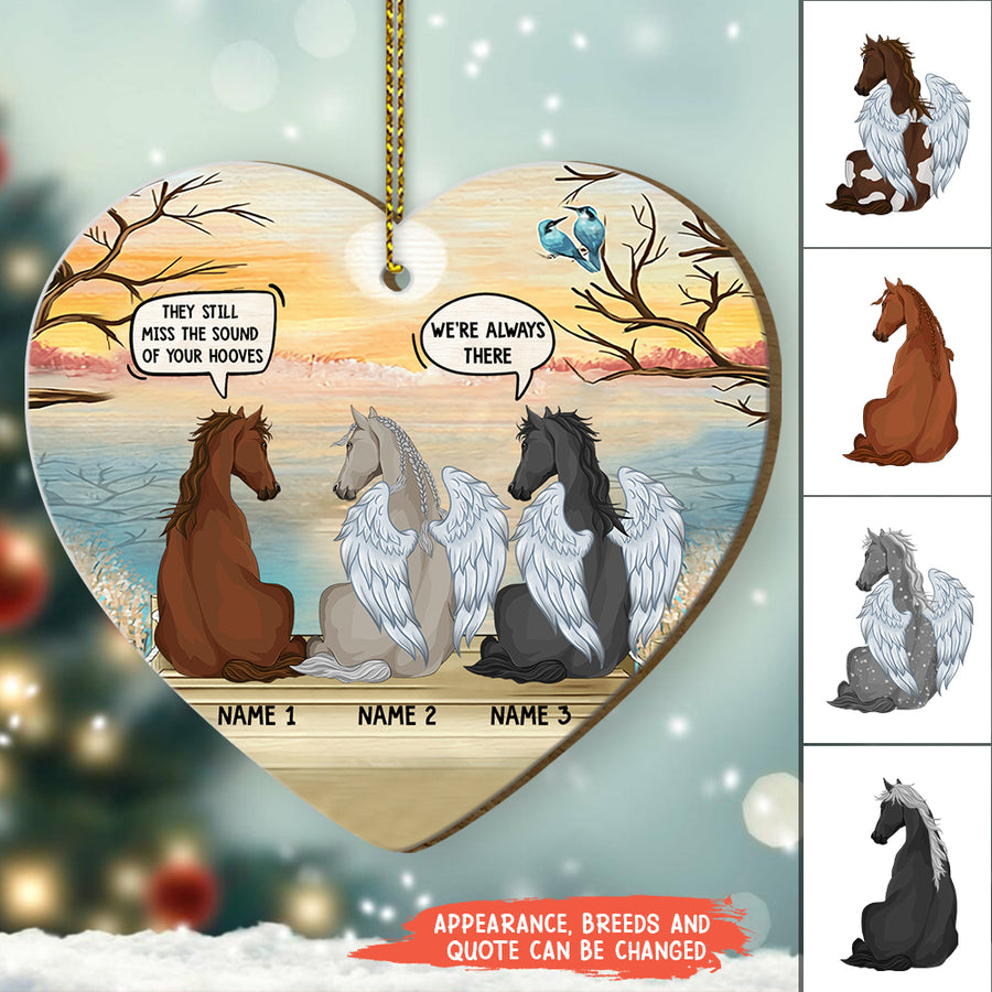 89Customized They Still Talk About You Horses Personalized One Sided Ornament