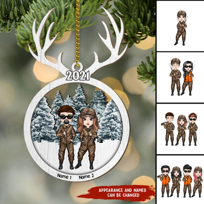89Customized Hunting Personalized Ornament