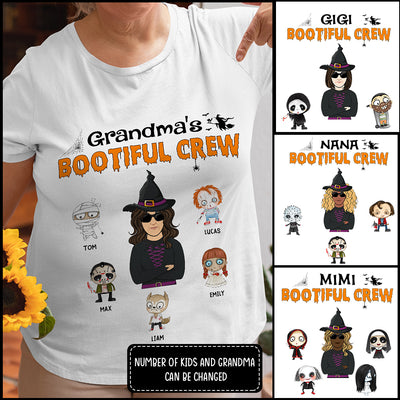 89Customized Grandma's bootiful crew 2 personalized shirt