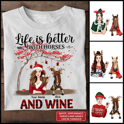 89Customized Horses Lovers Personalized Shirt