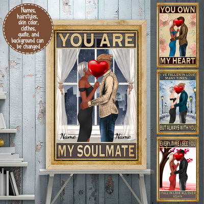 Valentine Couple Personalized Poster