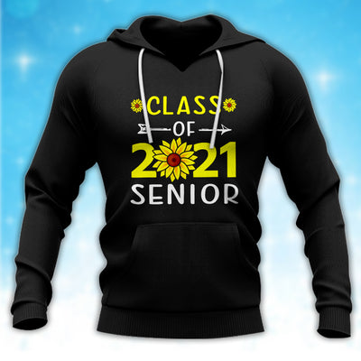 89Customized 2D Shirt Senior Class 2021 Sunflower