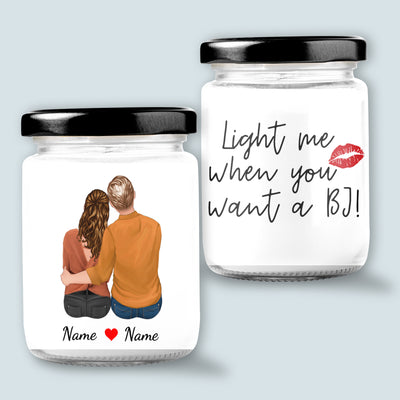 89Customize Best gift for couple Personalized Candle
