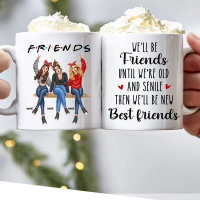 89Customized I Hate Everyone Except Us Best Friends Personalized Mug