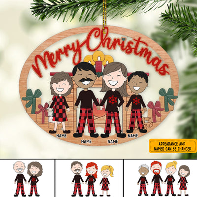 89Customized Merry Christmas Personalized Ornament