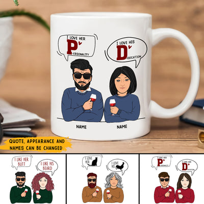 89Customized Funny Couple Personalized Mug