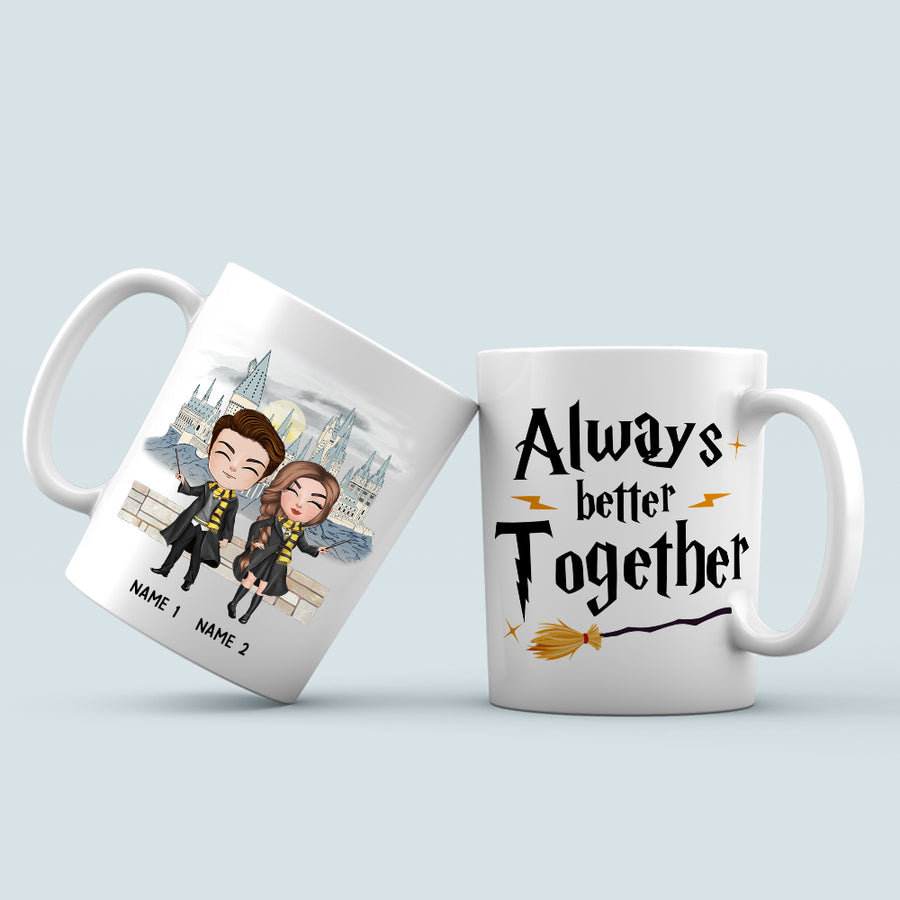 89Customized This is us a little bit of magic a little bit loud and a whole lot of love Harry Potter Personalized Mug