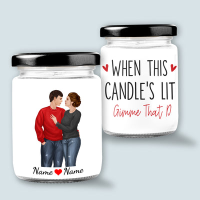 89Customized Best gift for couple Personalized Candle