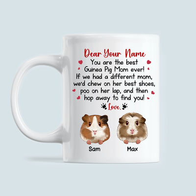 89Customized You Are The Best Guinea Pig Mom Ever Personalized Mug