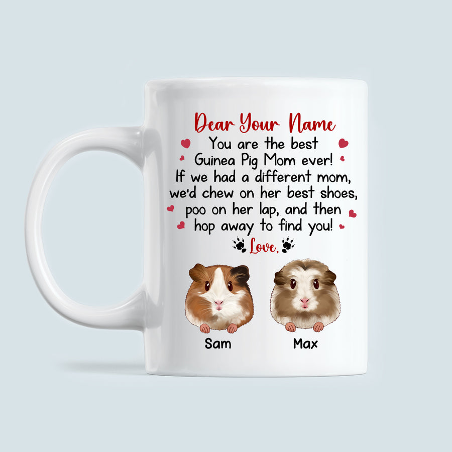 89Customized You Are The Best Guinea Pig Mom Ever Personalized Mug