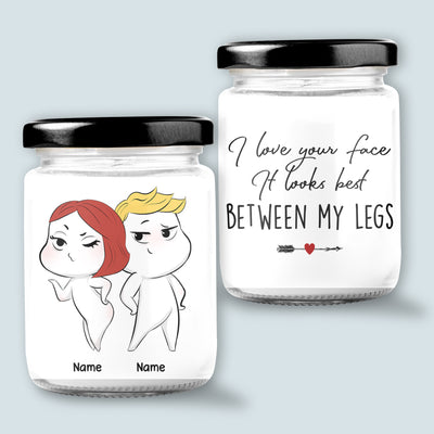 89Customized Funny Couple Personalized Candle