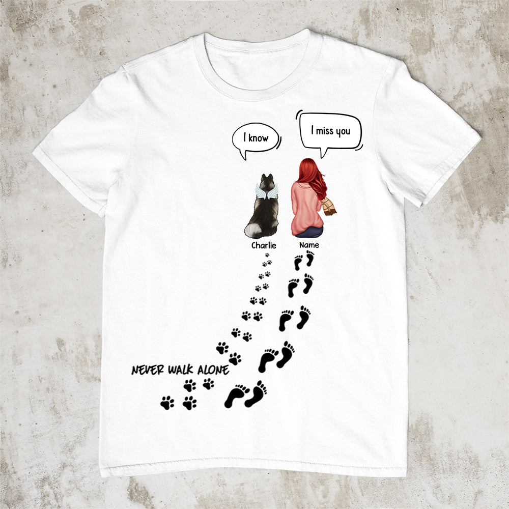 89Customized Never walk alone Personalized Shirt