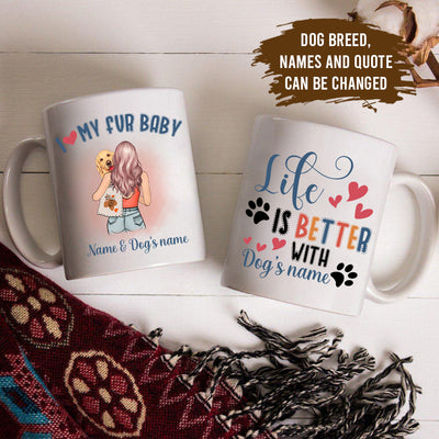 89Customized Dog Mom Personalized Mug