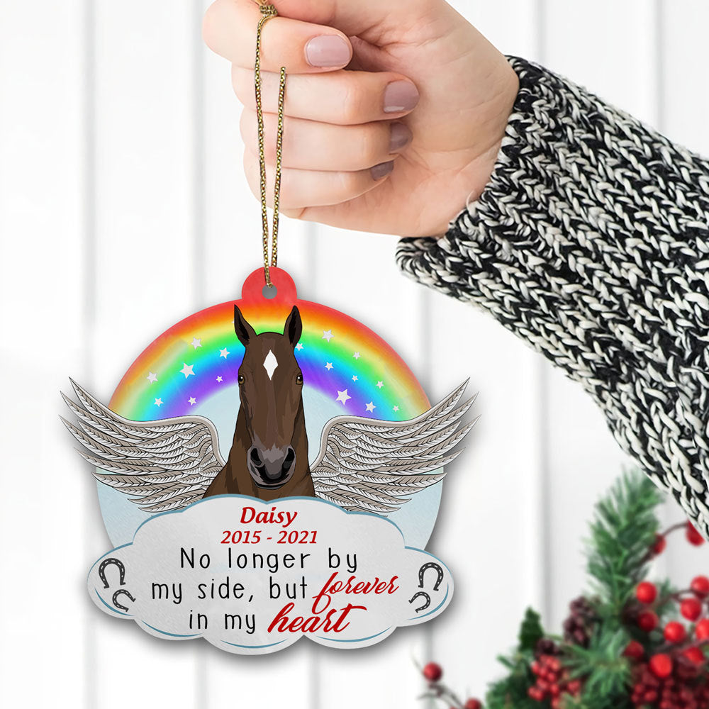 89Customized Don't Cry For Me Horse Memorial Personalized Ornament
