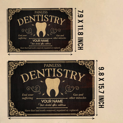 89Customized Personalized Dentist Pallet Sign
