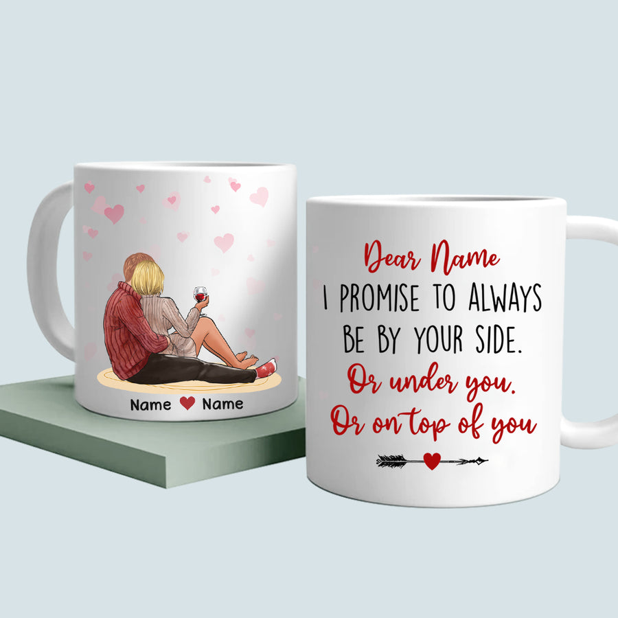 89Customized I love her Personality and she loves my Dedication Personalized Mug